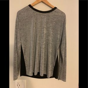 ZARA Grey and black top